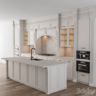 مدل سه بعدی کابینت کلاسیک 464 مدل سه بعدی کابینت کلاسیک 464