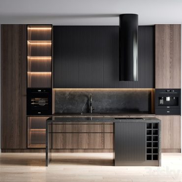 مدل سه بعدی کابینت مدرن 498 مدل سه بعدی کابینت مدرن 498