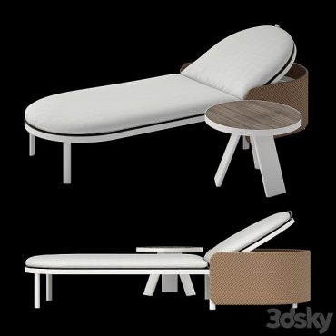 مدل سه بعدی تخت محوطه 288 مدل سه بعدی تخت محوطه 288