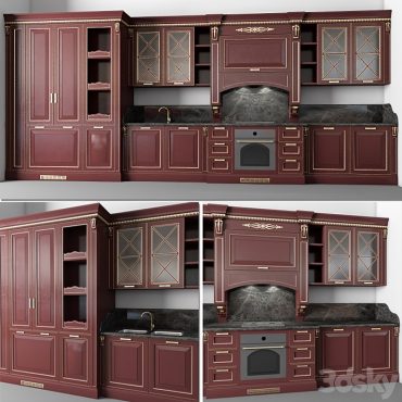 مدل سه بعدی کابینت کلاسیک 536 مدل سه بعدی کابینت کلاسیک 536