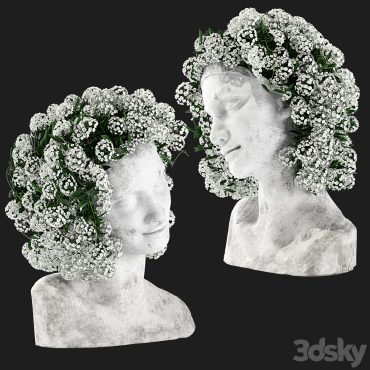 مدل سه بعدی گل و گلدان رومیزی 925 مدل سه بعدی گل و گلدان رومیزی 925