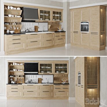مدل سه بعدی کابینت کلاسیک 622 مدل سه بعدی کابینت کلاسیک 622