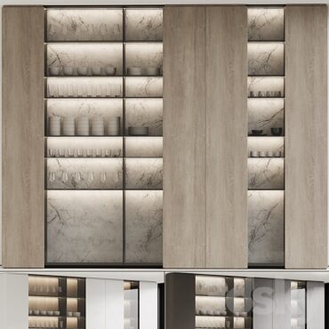 مدل سه بعدی کابینت مدرن 670 مدل سه بعدی کابینت مدرن 670